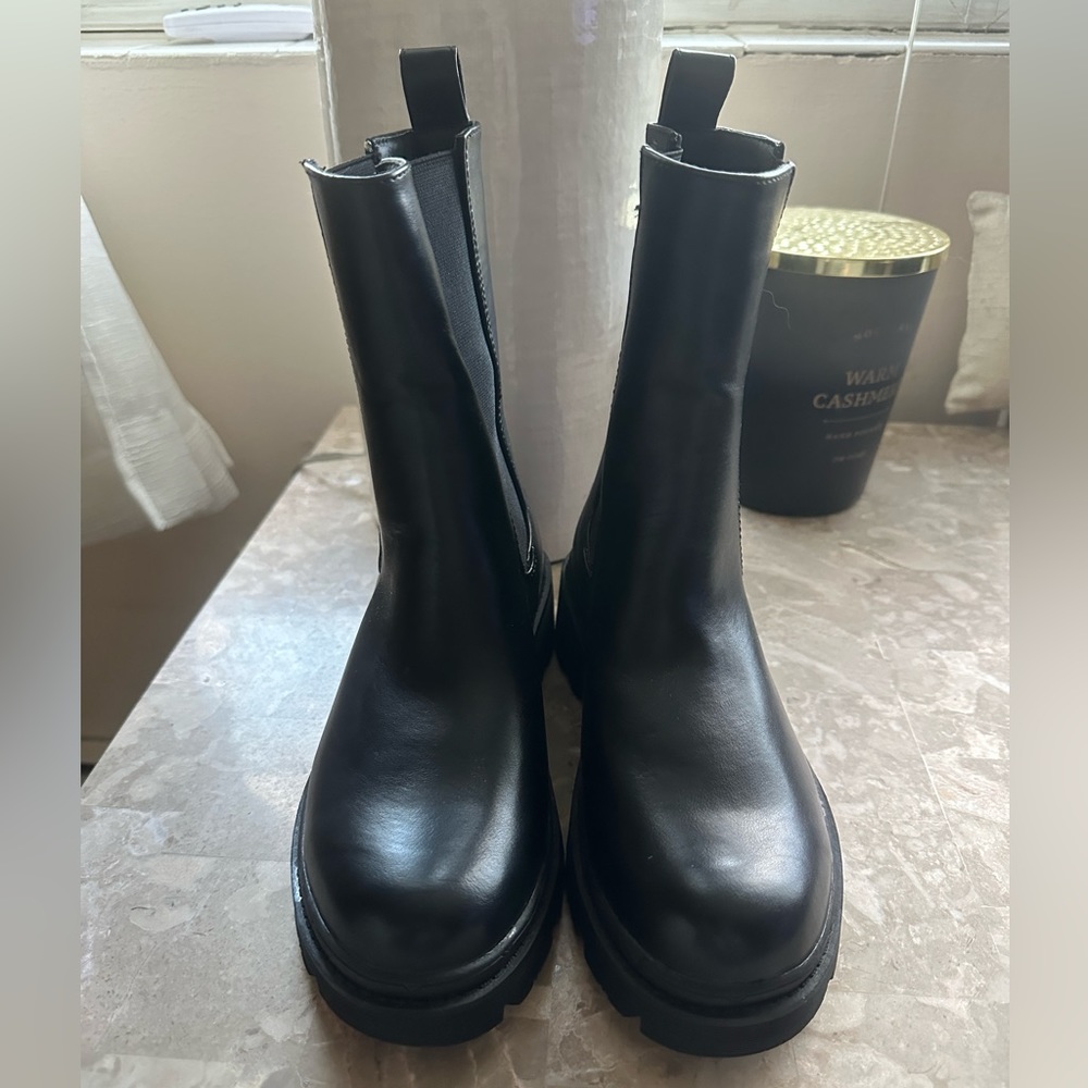 H by Halston Rio Lug Sole Tall Boots